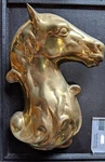 Brass Door Knocker Estate Sized Horse Head Facing Mayer Mill New. Fixed Price $85.00.