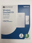 Wireless Doorbell Kit, Battery Operated, Melodies #6291125 Utilitech. Fixed Price $5.00.