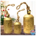 Aladean Giant Decorative Cow Bells Set Of 3 Huge Christmas For Decoration. Fixed Price $62.93.