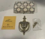 Baldwin Colonial Style Solid Brass Door Knocker Lifetime Polished. Fixed Price $40.00.
