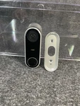 Google Nest Hello Video Doorbell Wired - Black A0077. Fixed Price $29.99.