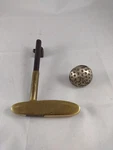 Golf Putter And Ball Door Knocker Signed Healy '99 Michael. Fixed Price $45.00.