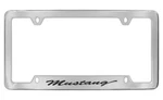 Ford Mustang Wordmark Chrome Plated Metal License Frame Holder. Fixed Price $41.95.