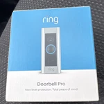 Ring Doorbell Pro Enhanced Wifi Quick Replies Wireless Smart Wi-fi Satin Nickel. Fixed Price $58.00.