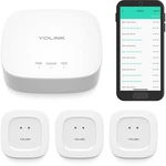 Yolink Smart Home Starter Kit: Hub & 3-PACK Water Without Siren, 3-SENSOR. Fixed Price $88.53.