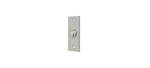 Deltana BBS333U15 Bell Button, Rectangular Contemporary In Brushed Nickel. Fixed Price $32.55.