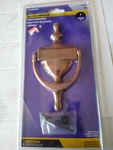 Hillman In Package # 853475 7" Solid Brass Door Knocker New. Box W4. Fixed Price $14.95.