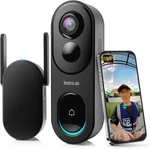 Camera Wireless, 5MP Video Doorbell, 180 Panoramic View, Monthly Fee. Fixed Price $180.99.