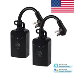 2 Pack Outdoor Smart Wifi Plug Hbn Heavy Duty Wi-fi Timer With 1 Grounded Outlet. Fixed Price $27.99.