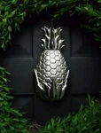 Pineapple Door Knocker By Michael Healy - Nickel Silver Finish (standard Size ). Fixed Price $20.00.