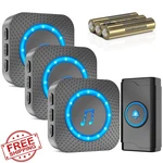 Surfou Wireless Doorbell Receivers Button 1300FT 55 Chimes Loud Volume. Fixed Price $43.26.