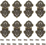Antique Mini Folding Hinges Retro Bronze Jewelry Box Decorative For Small. Fixed Price $13.52.