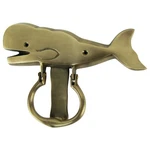 Solid Brass Sperm Whale Beach House/sea Life/home Decor. Fixed Price $38.44.