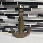 Antique Brass Marine Anchor Door Knocker. Nautical. Solid Piece. Fixed Price $49.99.