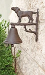 Cast Iron Rustic Vintage Western Puppy Dog Door Wall Dinner Yard Farm Bell. Fixed Price $22.99.