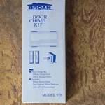 Nib Broan Door Bell Chime Kit Model 978 2 Lighted Buttons 10VA Transformer. Fixed Price $25.95.