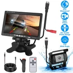 Car Wired Wireless Backup Rear View Camera System 7" Monitor Night Vision Remote. Fixed Price $45.17.