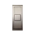 Wireless Battery Operated Doorbell Push Button, Brushed Nickel. Fixed Price $9.99.