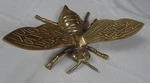 Large Brass Plated Gold Metal Insect Statue Sculpture Mcm Rare (india). Fixed Price $49.95.