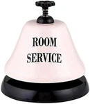 Desk Top Bell 'room Service' 3.75" By Slant Collections Gift Boxed New. Fixed Price $7.00.