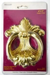 Brainerd Fleur D' Lis Plated Brass Door Knocker 6" X 5" New Liberty Hardware. Fixed Price $17.47.