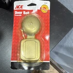 Ace Mechanical Wired Door Bell Model 36486 Gold Metallic Home. Fixed Price $9.99.