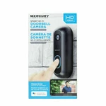 Merkury MI-CW014-101W 1080P Smart Doorbell Camera Black. Fixed Price $69.90.