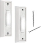 2 Pack Wired Push Buttons With Led Lighted Chime Switch White. Fixed Price $13.25.