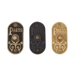 Press Oval Push Button Doorbell Solid Cast Brass - 3 Finish Choices. Fixed Price $23.14.