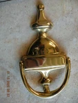New Old Stock Vintage Baldwin Polished Brass Door Knocker 0110-030. Fixed Price $15.61.