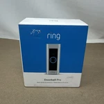 New Wired Ring Video Doorbell Pro Satin Nickel 1080P Hd Smart Wi-fi. Fixed Price $59.99.