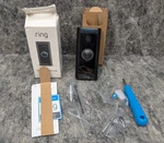 Ring Video Doorbell Wired - Black 5AT3T5 New/open Box. Fixed Price $28.99.