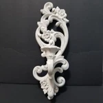 Vintage Shabby Cottage White Hollywood Regency Syroco Wall Sconce Pretty Homco. Fixed Price $26.00.