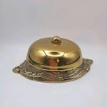 Vintage Ornate Brass Mechanical Twist Doorbell - Victorian Style Shopkeeper. Fixed Price $35.00.
