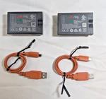 2X Ring Rechargeable Battery V4 Video Doorbell Quick Release 5AT3S3. Fixed Price $13.49.