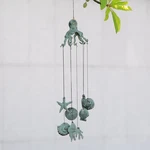 Octopus Wind Chimes 30 Inch Cast Iron Garden Decor. Fixed Price $62.00.