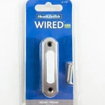 Heath Zenith SL-556-00 Doorbell Push Button Wired Satin Nickel 2.75IN. Fixed Price $15.97.