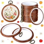 15 Pcs 6 Inch Round Embroidery Hoops Frame Circle Spring Rubber Di.... Fixed Price $47.49.