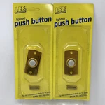 2-PACK Lee BC215LB Gold Electric Rectangular Lighted Doorbell Push Button 16 V. Fixed Price $19.99.