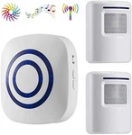 Wireless Driveway Alarm Chimes, Business Smart Infrared Visitor Doorbell. Fixed Price $46.99.