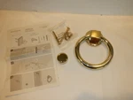 Baldwin Ring Door Knocker Lifetime Pvd Polished Brass 0195.003 Open Box. Fixed Price $49.00.