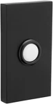 Baldwin 4863 3" X 1-1/2" Illuminated Rectangular Door Bell Black. Fixed Price $44.00.
