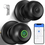 52HZ Fingerprint Knob With Lock, Smart For Bedroom Door, Biometric. Fixed Price $66.07.