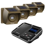 Driveway Alarm Wireless 1800FT 1&4 Brown Rechargeable Battery Weatherproof. Fixed Price $132.47.