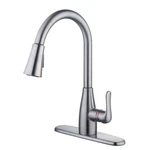Glacier Bay Mckenna 1-HANDLE Pull Down Sprayer Kitchen Faucet Stainless Steel. Fixed Price $62.28.