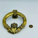 Michael Healy Solid Brass Door Knocker Traditional Claddagh Irish Cottage. Fixed Price $65.00.