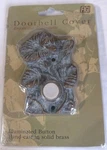 Doorbell Cover Floral Hand-cast Solid Brass Illuminated Button Figi Bee Brand. Fixed Price $11.57.