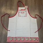 Vintage 2000 Mary Engelbreit By Fiddler's Elbow Christmas Apron Santa Design. Fixed Price $44.00.