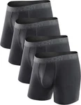 David Archy Mens Underwear Ultra Soft Medium, Black- 2.5" In 4 Pack- No Fly. Fixed Price $49.02.