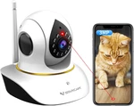 Pet Camera With Laser, 3MP 2.4GHZ Wifi Interactive Dog & Cat Toy Nigh. Fixed Price $68.99.